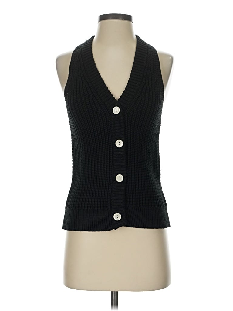 Pre-owned Madewell Sweater Vest In Black