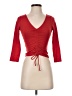 Guess Red 3/4 Sleeve Top Size XS - photo 1