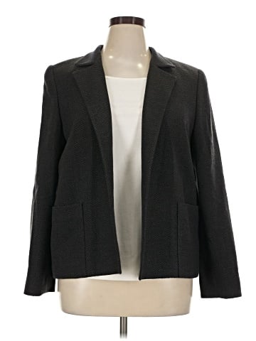 Linda Allard Ellen Tracy Wool Blazer (view 1)