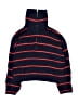 Zara Stripes Red Turtleneck Sweater Size 9 - 10 - photo 1