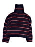 Zara Stripes Red Turtleneck Sweater Size 9 - 10 - photo 2