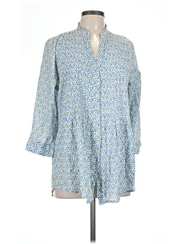 Rock Flower Paper 3/4 Sleeve Button-Down Shirt (view 1)