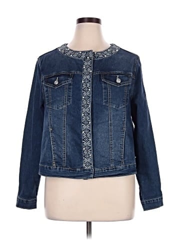 Nicole Miller New York Denim Jacket (view 1)