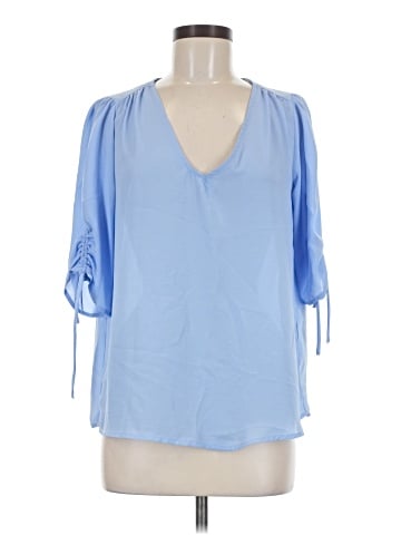 Lily White 3/4 Sleeve Blouse (view 1)