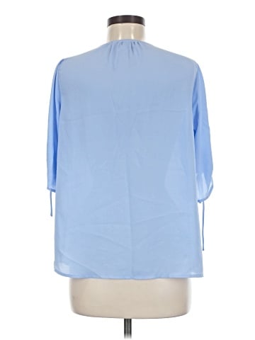 Lily White 3/4 Sleeve Blouse (view 2)