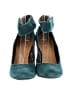 Coclico Color Block Teal Heels Size EU 39 - photo 2