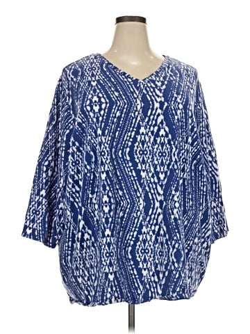 Liz & Me for Catherines 3/4 Sleeve T-Shirt (view 1)