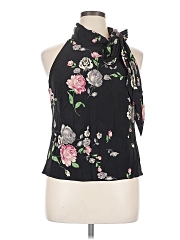 Lauren by Ralph Lauren Sleeveless Silk Top (view 1)