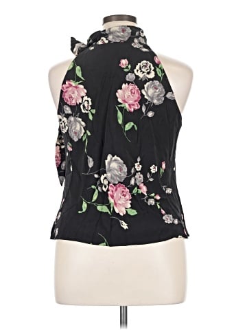 Lauren by Ralph Lauren Sleeveless Silk Top (view 2)