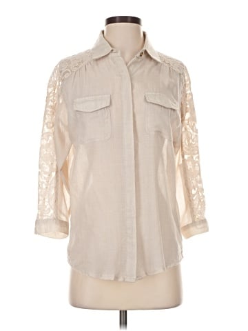 Kut from the Kloth 3/4 Sleeve Button-Down Shirt (view 1)