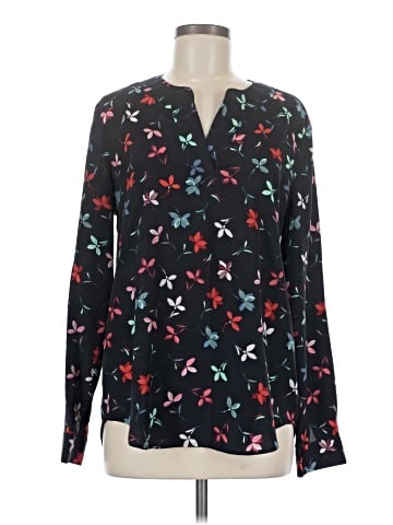 Ann Taylor Factory Long Sleeve Henley (view 1)