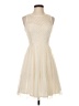 Alya 100% Polyester Ivory Cocktail Dress Size S - photo 1
