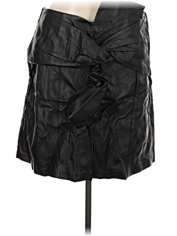 ELOQUII Faux Leather Skirt (view 1)