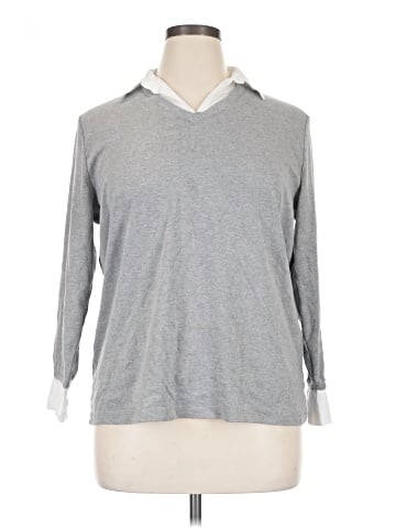 Gloria Vanderbilt Long Sleeve Top (view 1)