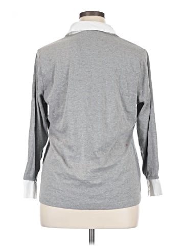 Gloria Vanderbilt Long Sleeve Top (view 2)
