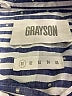 Grayson Stripes Blue Long Sleeve Button-Down Shirt Size XS (1) - photo 7