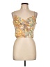 American Eagle Outfitters 100% Polyester Tan Sleeveless Blouse Size L - photo 1