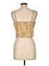 American Eagle Outfitters 100% Polyester Tan Sleeveless Blouse Size L - photo 2