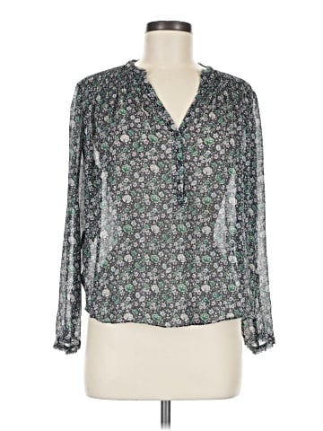 Rebecca Taylor Long Sleeve Silk Top (view 1)