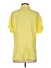 Zara Yellow Short Sleeve Button-Down Shirt Size S - photo 2