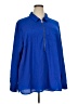 Calvin Klein 100% Polyester Blue Long Sleeve Polo Size 3X - photo 1
