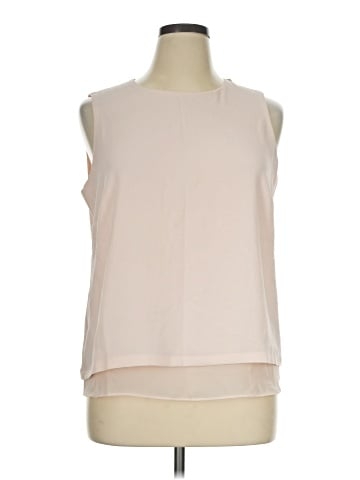 Rose + Olive Sleeveless T-Shirt (view 1)