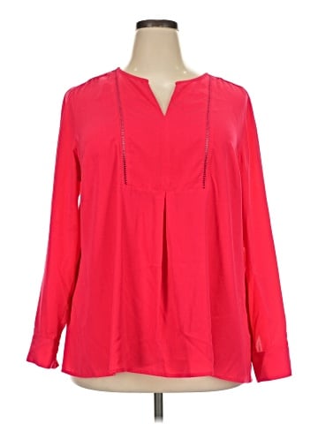 Lane Bryant Outlet Long Sleeve Blouse (view 1)