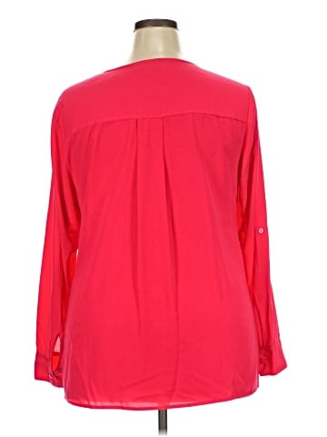 Lane Bryant Outlet Long Sleeve Blouse (view 2)