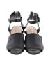Nurture 100% Leather Black Sandals Size 8 1/2 - photo 2