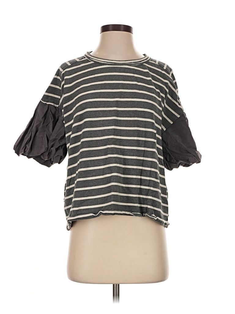 Pre-owned Eesome Short Sleeve T-shirt In Gray