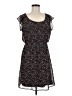 Dynamite 100% Polyester Paisley Black Casual Dress Size M - photo 1