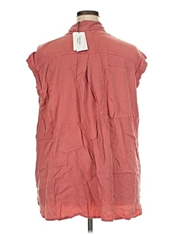 CALVIN KLEIN JEANS Sleeveless Button-Down Shirt (view 2)