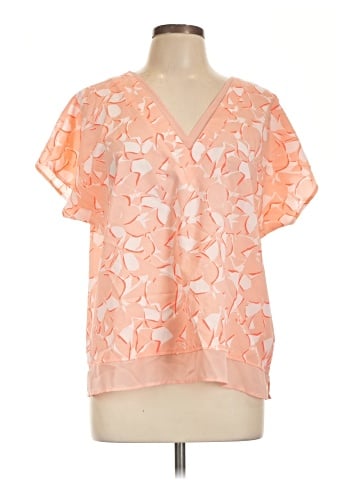 DKNY Short Sleeve Blouse (view 1)