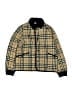 Burberry 100% Polyester Plaid Yellow Tan Jacket Size 8 - photo 1