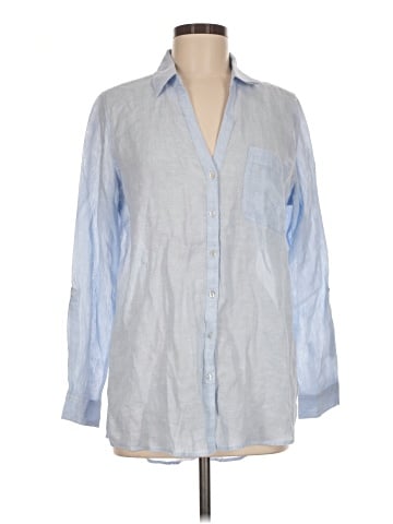 Sigrid Olsen Long Sleeve Button-Down Shirt (view 1)