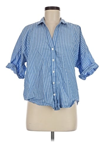 Joie 3/4 Sleeve Button-Down Shirt (view 1)