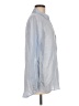 Sigrid Olsen Blue Long Sleeve Button-Down Shirt Size M - photo 4