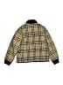 Burberry 100% Polyester Plaid Yellow Tan Jacket Size 8 - photo 2