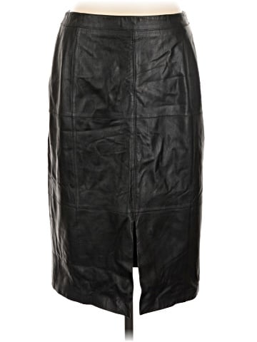White House Black Market Faux Leather Skirt (view 1)