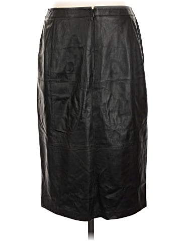 White House Black Market Faux Leather Skirt (view 2)