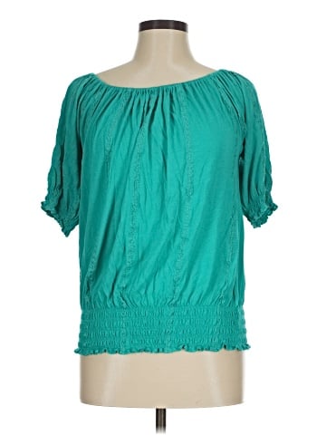 Lauren by Ralph Lauren Short Sleeve Blouse (view 1)