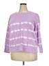 Talbots Outlet 100% Cotton Tie-dye Purple Pullover Sweater Size 2X - photo 1
