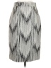 J.Crew Collection Chevron-herringbone Gray Formal Skirt Size 0 - photo 1