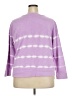 Talbots Outlet 100% Cotton Tie-dye Purple Pullover Sweater Size 2X - photo 2