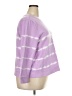Talbots Outlet 100% Cotton Tie-dye Purple Pullover Sweater Size 2X - photo 4