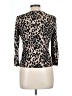 Halogen Animal Print Brown Pullover Sweater Size L - photo 2