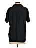 Everlane 100% Triacetate Solid Black Short Sleeve Button-Down Shirt Size 0 - photo 2