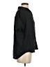 Everlane 100% Triacetate Solid Black Short Sleeve Button-Down Shirt Size 0 - photo 4