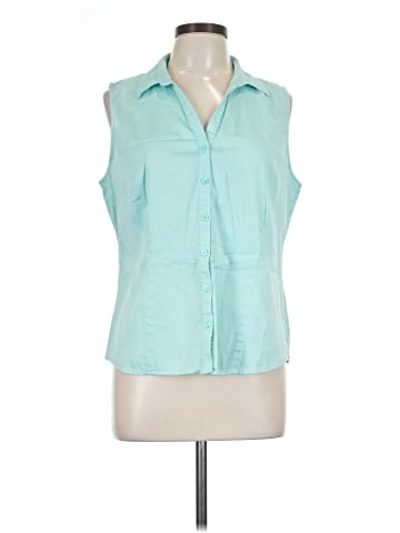 Dana Buchman Sleeveless Button-Down Shirt (view 1)