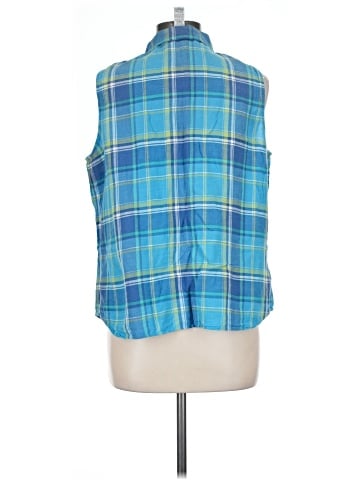 Jones Wear Sleeveless Button-Down Shirt (view 2)